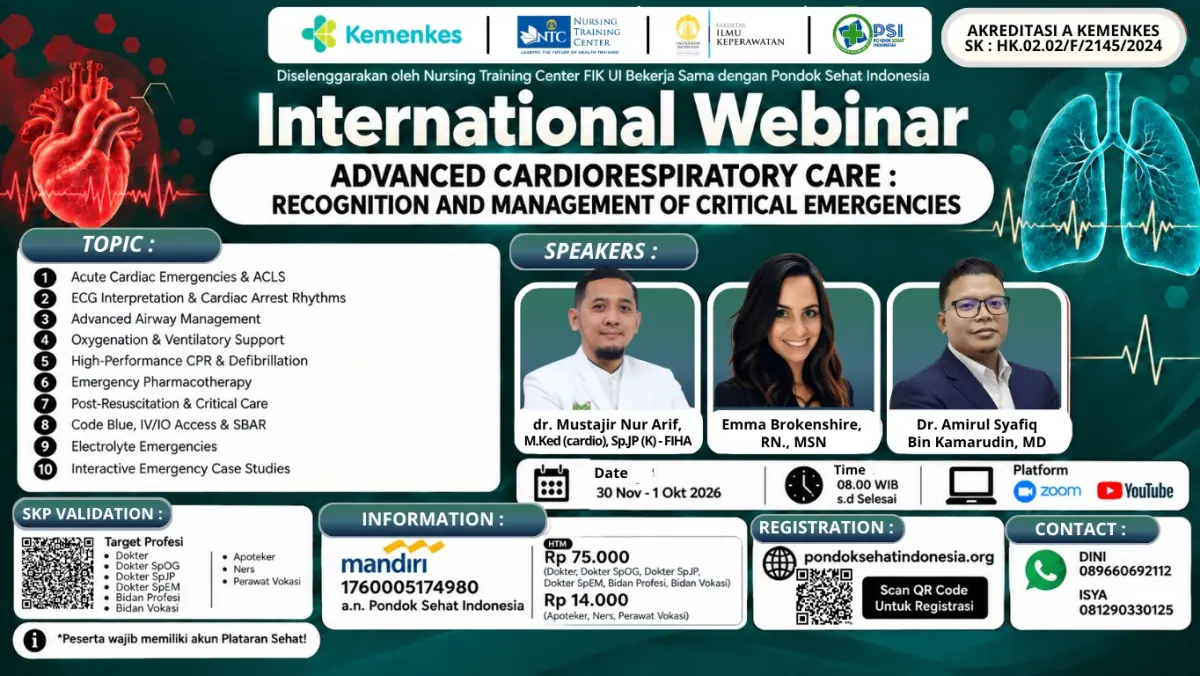 ADVANCED CARDIORESPIRATORY CARE: RECOGNITION AND MANAGEMENT OF CRITICAL EMERGENCIES
